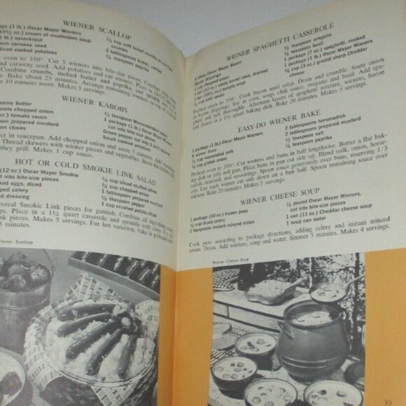 1950's Mid Century Oscar Meyer Recipe Booklet 80 Favorites Cured Meat 6 x 9 - Picture 5 of 10